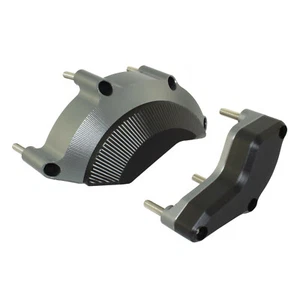 Grey Engine Cover Gaurd Crash Pad Sliders Protector For YAMAHA YZF R6 2006-2021 - Picture 1 of 7