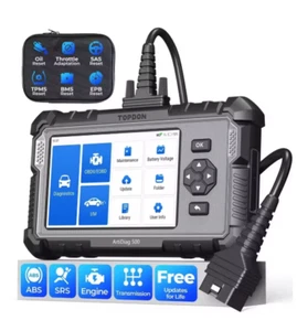 Topdon ArtiDiag500 Car Diagnostic Tool All Systems OBD2 Diagnostic Scanner Engin - Picture 1 of 5