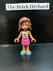 New Lego Olivia minifigure Dark Pink Skirt FRIENDS 41677 Mini Doll frnd455 - Picture 1 of 3