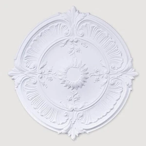 Techo Rosa Resina Poliuretano - Calidad Decorativa 'Luxury Lotus' Diámetro 77cm - Imagen 1 de 5