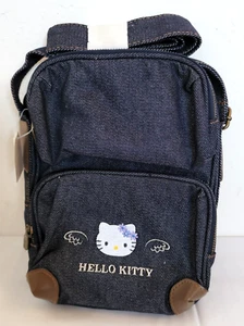 Cartera Bandolera Sanrio Hello Kitty Angel Denim NUEVA 2003 - Imagen 1 de 9