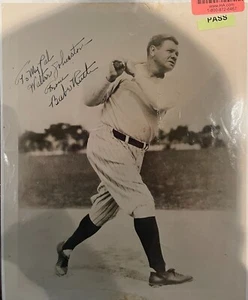 1930's Babe Ruth Signed Photograph - Picture 1 of 2
