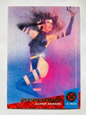 1994 X-men Psylocke ' 94 MARVEL Trading Card Game Rare Gary Ciccarelli #7 F/S - Image 1 of 4
