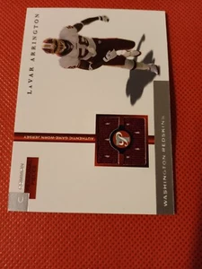 2005 LAVAR ARRINGTON TOPPS PRISTINE JERSEY RELIC CARD #LA REDSKINS /1000 PENN ST - Picture 1 of 2