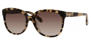 Kate Spade Bayleigh Women's Havana Honey Round Cat-Eye Sunglasses - 03Y7 B1 - Picture 1 of 3