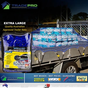 Cargo Net Ute Trailer Heavy Duty 2.5x3.0m Aust Legal with 10x H/Duty Tie Downs - Picture 1 of 7