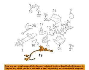 Manija de control de palanca de interruptor de señal de giro GM OEM 12450067 - Imagen 1 de 2