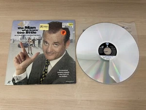 The Man Who Knew Too Little - Laserdisc LD In Shrink - 1997 Bill Murray Comedy - Picture 1 of 12