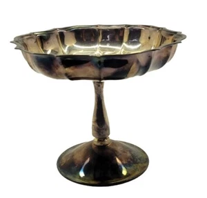 Vintage Silverplate Candy Nut Or Appetizers Diameter 5-1/2" Tall 4-1/2" - Picture 1 of 9