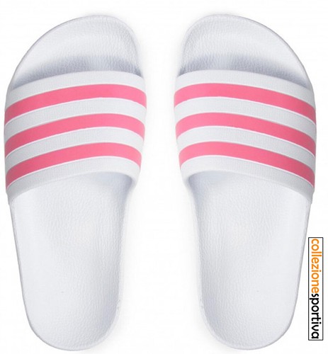 CIABATTE ADIDAS ADILETTE AQUA GZ5237 col. bianco rosa