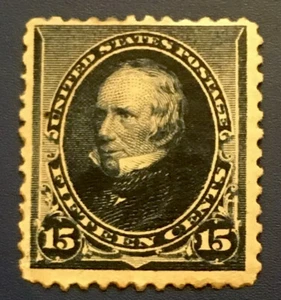 US SCOTT #227 1890 INDIGO 15 CENT HENRY CLAY MNH IN FINE CONDITION! - Picture 1 of 2