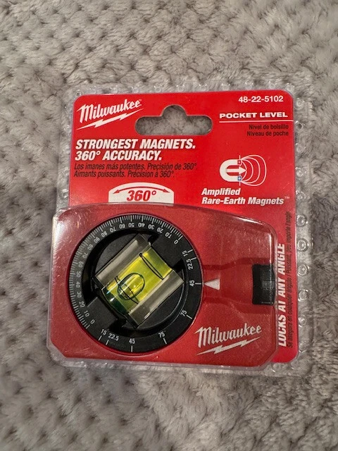 NEW Milwaukee 48-22-5102 Pocket Level - Red SEALED - Image 1 of 1