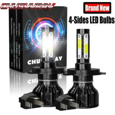 2x Kit de bombillas de faros LED H4 9003 para Yamaha Viking VI 700 YXM700P YXM 2014-2020 Foto 1 de 4