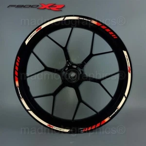 F900XR motorcycle reflective wheel stickers decals rim stripes bmw F 900 XR - Picture 1 of 5