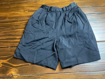 Pantalones Cortos Ralph Lauren, Para Mujer Talla 4, Negros, Plisados, Lana, Pantalones Cortos de Vestido Foto 1 de 4