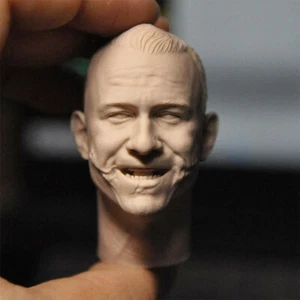 Blank 1/6 Scale The Joker 3.0 Heath Ledger Head Sculpt Unpainted Fit 12" Figure - Picture 1 of 3