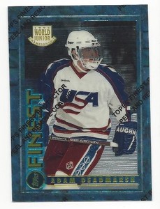 ADAM DEADMARSH 1994-95 Topps Finest World Junior #118 NM USA Colorado Avalanche