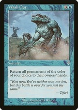 Wash Out Invasion HEAVILY PLD Blue Uncommon MAGIC THE GATHERING CARD ABUGames