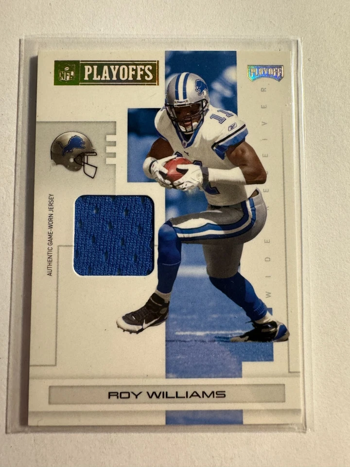 K139,857 - 2007 Playoff NFL Playoffs Jersey Gold #33 Roy Williams WR #/25 - Image 1 of 1