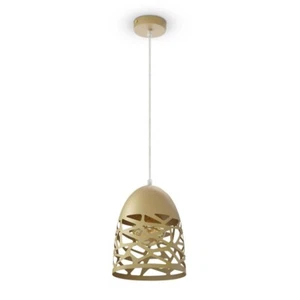 Lampe Suspension avec Porte-lampe E27 MESH Métal OrDiam 200 - Picture 1 of 1