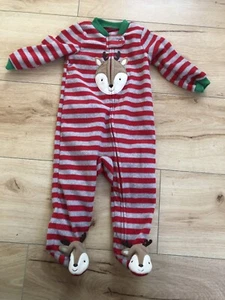 Carter’s Baby Reindeer Pajamas, Size 9 Months - Picture 1 of 5
