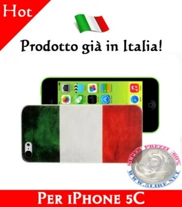 Cover Bumper Case Custodia in plastica per iPhone 5C modello bandiera Italia - Foto 1 di 2