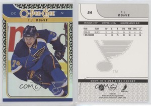 2009-10 O-Pee-Chee Foil Rainbow TJ Oshie #54