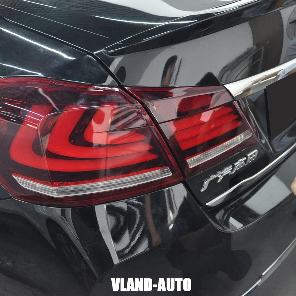 2013-2015 Red LED Tail Lights Sequential Turn sig For Honda Accord 4 Door Sedan — 第 1/4 张图片