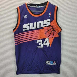 Charles Barkley Vintage Adidas Phoenix Suns Jersey Sz XS 1993-1994 NBA Embroider - Picture 1 of 17