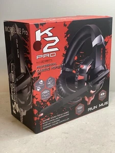 Gaming Run Mus K2 Pro High Surround Wired Professional Headset PS4 Xbox One PC - Picture 1 of 5