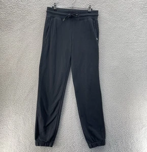 American Giant Jogginghose Jogger Damen klein schwarz zum Überziehen spitz zulaufende Taschen USA - Bild 1 von 14