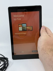 Amazon Fire HD 8a generazione tablet nero - Foto 1 di 6