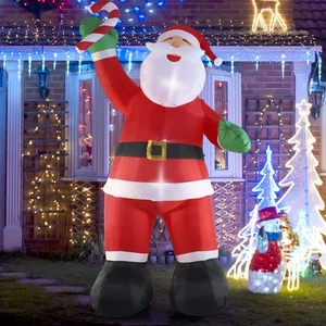 10ft Inflatable Christmas Decorations, Christmas Santa Claus with Candy with ... - Bild 1 von 7