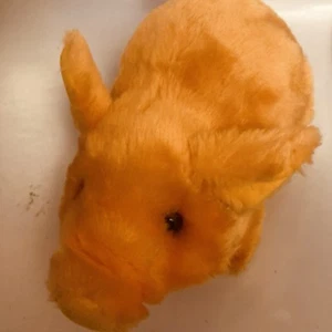 Iwaya 1986 Peluche Animado Peach Pig Oinks Juguete de Colección Fuzzy Works - Imagen 1 de 3