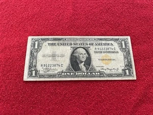 1934A One Dollar Bill • $1 North Africa Note • Gold Seal Note • R91223874C - Picture 1 of 8