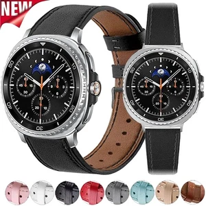 Leder Armband für Samsung Galaxy Watch 8 / 8 Classic Ultra Ersatz Uhrenarmband - Bild 1 von 44