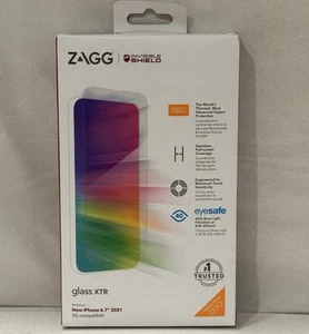 ZAGG Glas XTR Displayschutzfolie iPhone 14 Pro/13 Pro Max - Ultra Stark & Neu - Bild 1 von 2