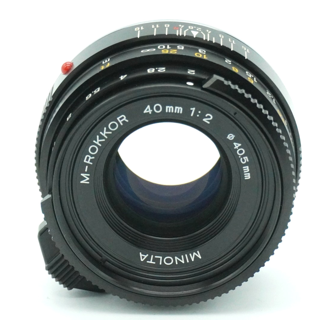 MINOLTA Mロッコール　M40mm F2 (CL用) 標準】MINOLTA M-ROKKOR 40mm F2 外観レビュー | 収差Love