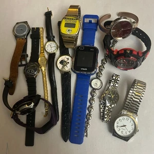 Assorted Watches Used Not Working For Parts Or Pieces lot 5 - Picture 1 of 8