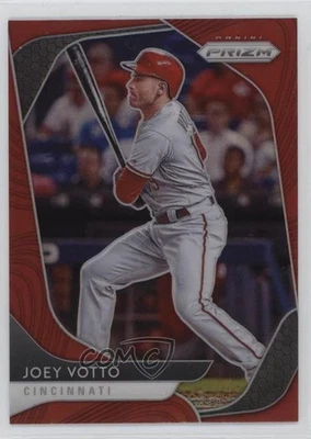 2020 Panini Prizm Red Prizm Joey Votto #33 - Image 1 of 2
