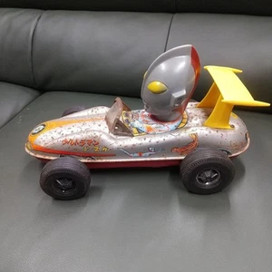Masudaya Tin Toy Car Ultraman Racing Car F/S FEDEX - Picture 1 of 6