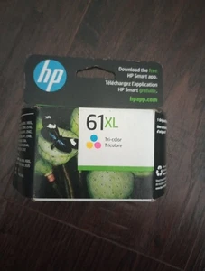 New Genuine HP 61 XL Tri-Color High Yield Ink Exp 11/2023 New OEM - Picture 1 of 3