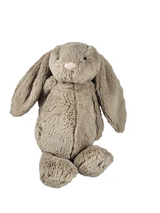 Jellycat Bashful Bunny Beige Medium 12in Plush Rabbit - Imagen 1 de 9