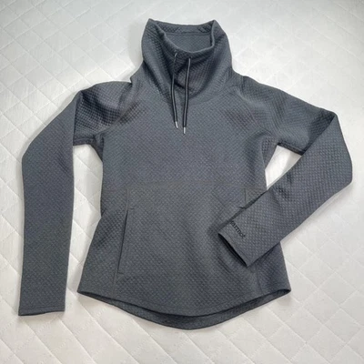 Sudadera Marmot Pullover Mujer XS Gris Acolchada Capucha Cuello Pulgares SCC-336 Foto 1 de 4
