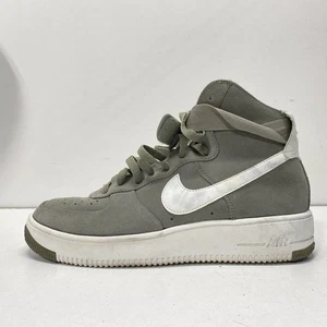 Nike Air Force 1 High Olive White Solid Athletic Shoe Women Size 9 - Picture 1 of 6