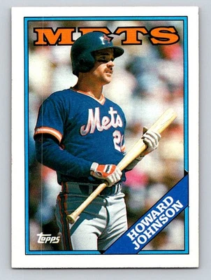 1988 Topps #85 Howard Johnson New York Mets - Image 1 of 2