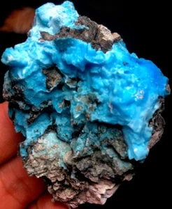 46g 1PCS NATURAL Blue Cyanotrichite CRYSTAL STONE MINERAL Specimen q450 - Picture 1 of 7