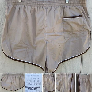 Vintage Swim Shorts Short Shorts 70s 1970s 80s 1980s Men’s XXL 2XL XXLG 46-48 - Picture 1 of 12