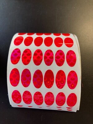 WTP Fishing Lure Tape Sz 2 French Blade Ovals 3/4" 60ct