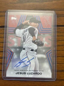 Jesus Luzardo 23/25 2023 Topps Autograph Red Stars Marlins - Bild 1 von 2